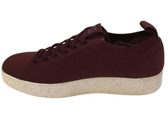 FitFlop Womens Rally E01 Multi-Knit Trainers Sneakers In Plummy