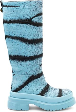 Valentino Garavani Stivali con plateau - Blu