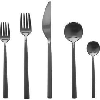 Mepra Movida Ice Flatware Set - 5 Pieces in Ice Black Gold at Nordstrom