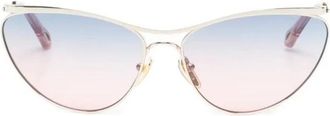 Chlo&eacute; Ch 0386S Zonnebril - Dames - Zonnebrillen - Geel - ONE Size - Accessoires
