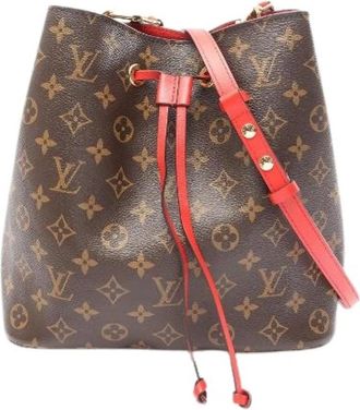 Louis Vuitton Pre-owned Neo Noe Monogram Schoudertas - Dames - Vintage Tas - Bruin - ONE Size - Leer - Vintage