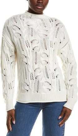 Naadam Naadam Premium Wool & Cashmere-Blend Pointelle Turtleneck