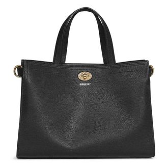 Burberry Bolso tote peque&ntilde;o Cotswolds Check - Bags - Mujer - Negro - ONE SIZE