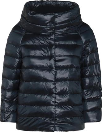 Herno Navy Blue Sofia Donsjas - Dames - Gewatteerde jassen - Blauw - 3XL - Jassen