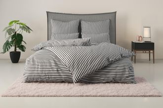 LeGer Home by Lena Gercke Bettwäsche »Linnea« 2 tlg. aus 100% Baumwolle, Streifendesign