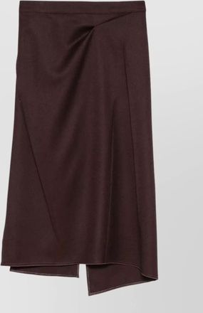 Victoria Beckham wool asymmetric skirt