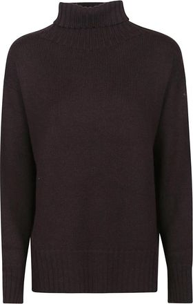 Drumohr Turtleneck Sweater - Dames - Coltruien - Bruin - L - Truien & Vesten