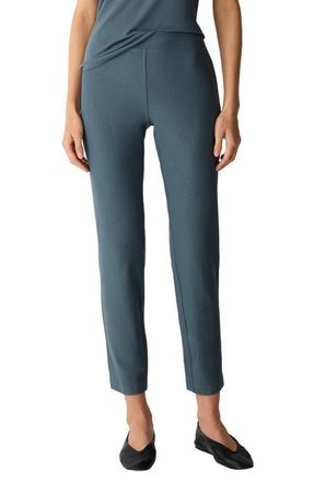 Eileen Fisher Slim Ankle Pants in Eucalyptus at Nordstrom, Size Xx-Small