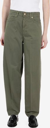 BRIGLIA 1949 Pantaloni carrot fit verde
