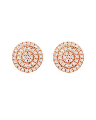 Suzy Levian 14K Rose Gold 0.17 Ct. Tw. Diamond Round Studs