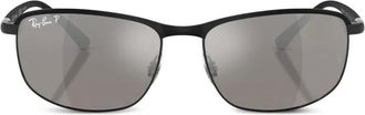 Ray-Ban rimless mirrored sunglasses - unisex - Metal - 60 - Black