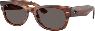 Ray-Ban RB0832SF Mega Wayfarer II Asian Fit 954/B1 Mens Sunglasses Tortoiseshell Size 55