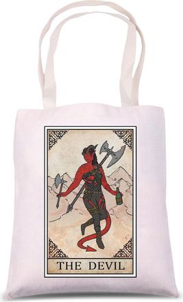 Generic Karlach Lover Gift BG3 Devil Tarot Card Shoulder Bag Karlach Inspired Tote Bag Rpg Game Lover Gift BG3 Game Fan Gift