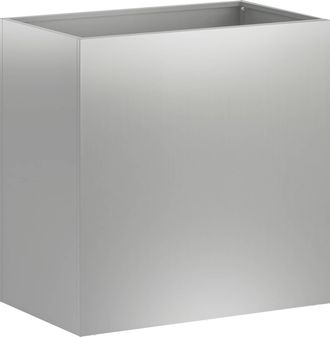 vidaXL Macetero De Jard&iacute;n Plateado 50 X 30 X 40 Cm Acero Galvanizado Vidaxl