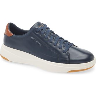 Cole Haan Grandpro Tennis 2.0 Sneaker in Navy Blazer/British Tan at Nordstrom, Size 10.5