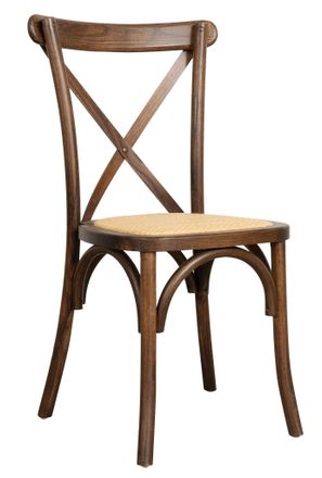 Biscottini International Biscottini - Silla De Cocina Moderna Apilable Silla De Madera Y Rat&aacute;n Comedor Sillas De Restaurante Sillas R&uacute;sticas Vintage Thonet