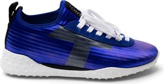 Tod's Sneakers, female, Blue, 4 1/2 UK, Logo-Print Trainers