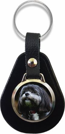 Generic Personalised Photo Shih Tzu Keyring Dog Key Fob Birthday Gift