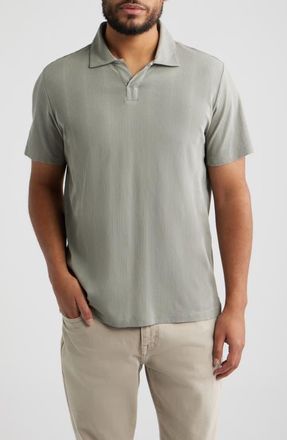 Robert Barakett Portmao Johnny Collar Polo in Olive Dust at Nordstrom, Size Xx-Large