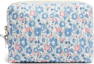 Stoney Clover Lane x Liberty Large Quilted Cotton Pouch in Betsy at Nordstrom
