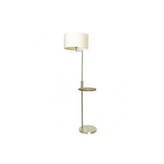 Fabrilamp Pie De Sal&oacute;n Sirio Conexi&oacute;n Usb 1xe27 Cuero Pantalla Beige
