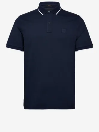 HUGO BOSS poloshirt van stretchkatoen