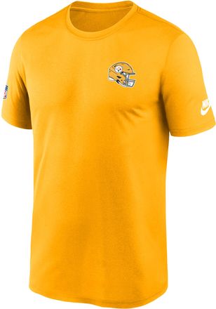 Nike Pittsburgh Steelers Alt Legend Small Logo Nike Mens Dri-FIT NFL T-Shirt in Brown | 02TI76IQ7L-UE8