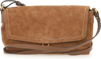 Gianni Chiarini Eugenia Crossbody Tas - Dames - Schoudertassen - Bruin - ONE Size - Leer - Tassen