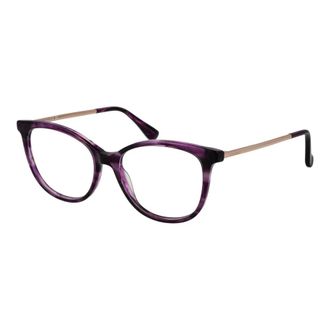 Max Mara Paarse Dames Optische Monturen Ovaal Volledig omrand - Dames - Brillen - Paars - ONE Size - Accessoires