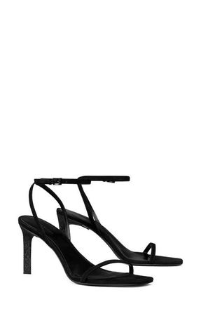 Tory Burch Pav&eacute; Heel Sandal in Perfect Black at Nordstrom, Size 10.5