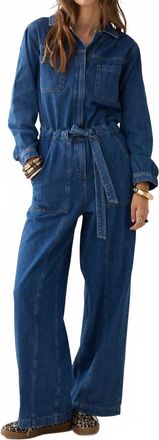 Summum Denim Jumpsuit In Blue