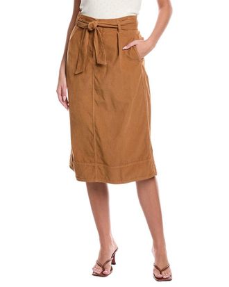 Velvet Velvet By Graham & Spencer Tie Waist Corduroy Skirt