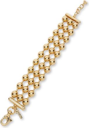 Lele Sadoughi Diana Triple Row Bracelet in Gold at Nordstrom