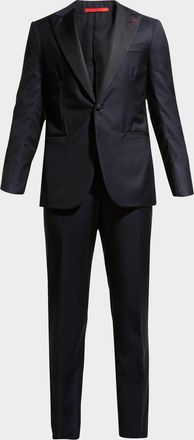 Isaia Two-Piece Tuxedo Suit, Navy