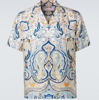 Orlebar Brown Maitan paisley silk shirt