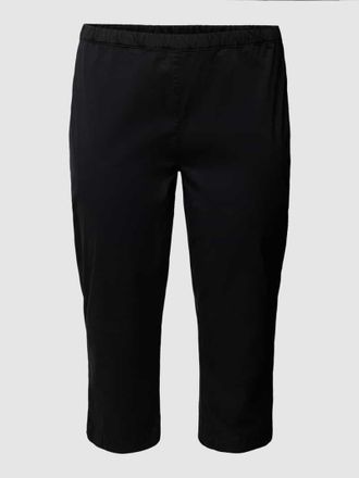 Marina Rinaldi PLUS SIZE Caprihose mit elastischem Bund Modell RECOARO in Black, Gr&ouml;&szlig;e 38