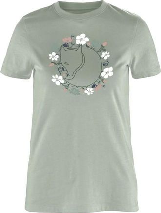 Fj&auml;llr&auml;ven Fj&auml;llblomster Fox T-Shirt T-Shirt f&uuml;r Damen | grau