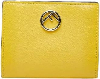 Fendi Pre-owned Wallets, female, Yellow, Size: ONE SIZE Pre-owned Leather Wallet