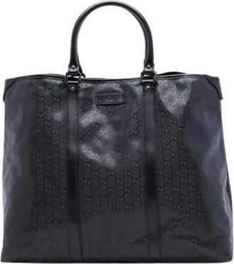 Gucci Pre-owned Reistas - unisex - Vintage Shopper - Zwart - ONE Size - Leer - Vintage