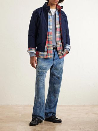 Polo Ralph Lauren Straight-Leg Distressed Patchwork Jeans