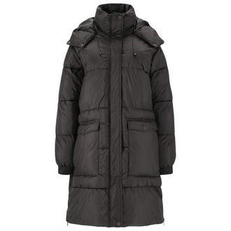 Whistler Amatos Puffer Jacket Mantel f&uuml;r Damen | grau/schwarz
