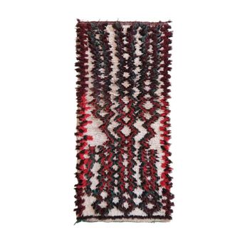 AFK Living Alfombra bereber marroqu&iacute; de pura lana 74 x 164 cm