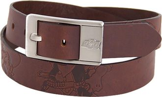 Eagles Wings Oklahoma State Cowboys Brandish Leather Belt - Brown at Nordstrom, Size 32