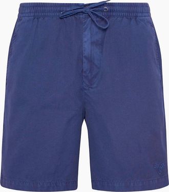 Barbour Mens Barbour Washed Oxford Relaxed Short - Navy - Size: 32/33/32