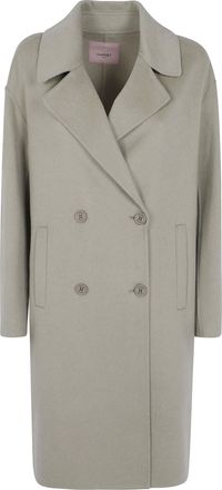 Twin-Set Coat Double Breasted Trench Coat