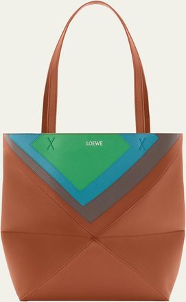 Loewe x Albers Puzzle Fold Tote Bag in Nappa Leather