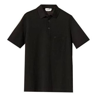 Hermès SS23 Polo Shirt Black H072325HA023