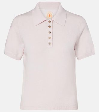 Jardin Des Orangers Cotton and cashmere polo shirt