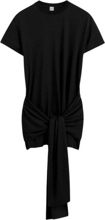 Toteme Black Crew Neck T-Shirt