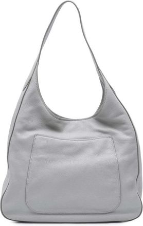 Prada Pre-owned Shoulder Bags, female, Gray, Size: ONE SIZE Pre-owned Leather Hobo Bag